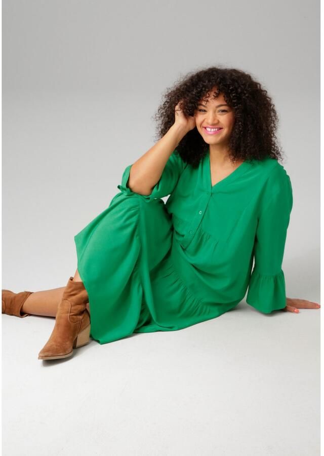 Aniston PLUS Midi-jurk In trendy kleuren - Foto 2