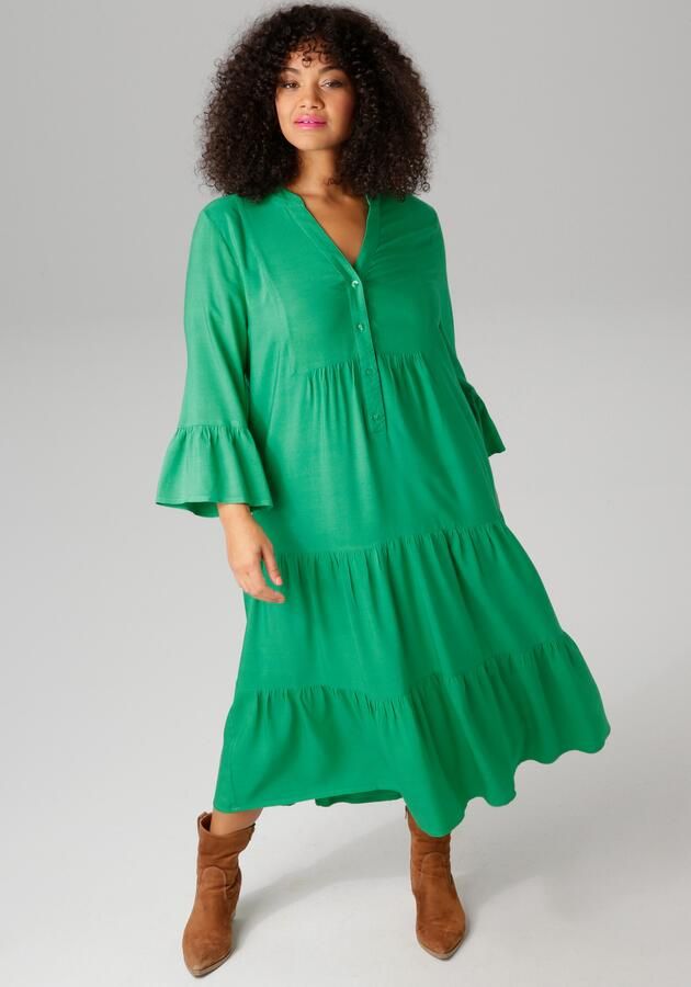 Aniston PLUS Midi-jurk In trendy kleuren - Foto 5