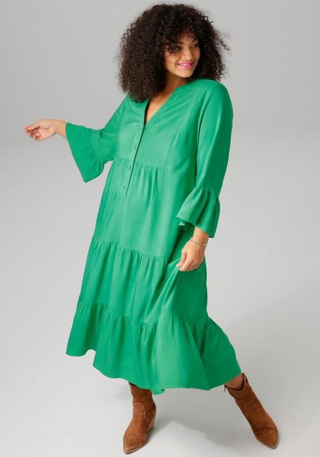 Aniston PLUS Midi-jurk In trendy kleuren - Foto 6