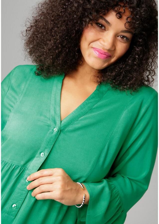 Aniston PLUS Midi-jurk In trendy kleuren - Foto 3