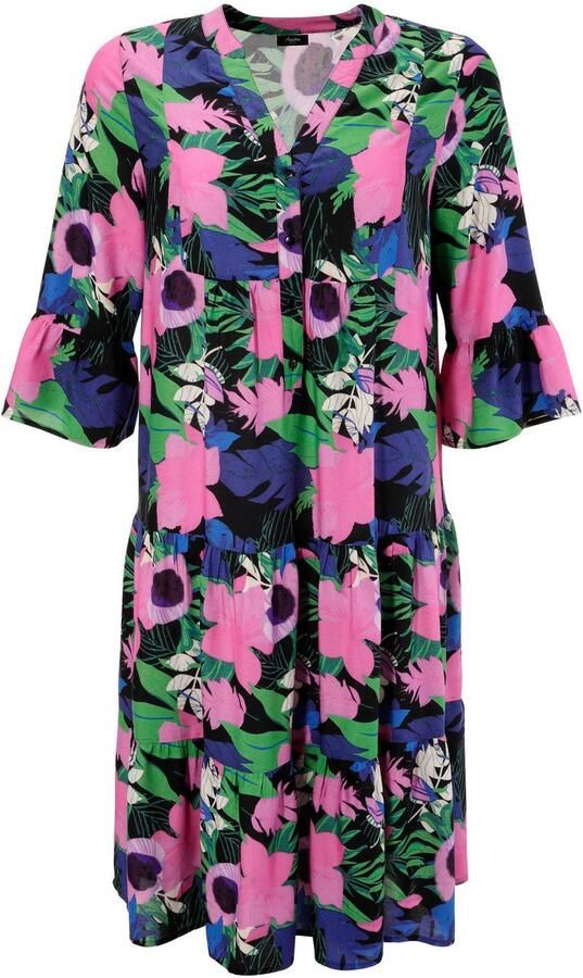 Aniston PLUS Midi-jurk met kleurrijke grootbloemige druk - Foto 7