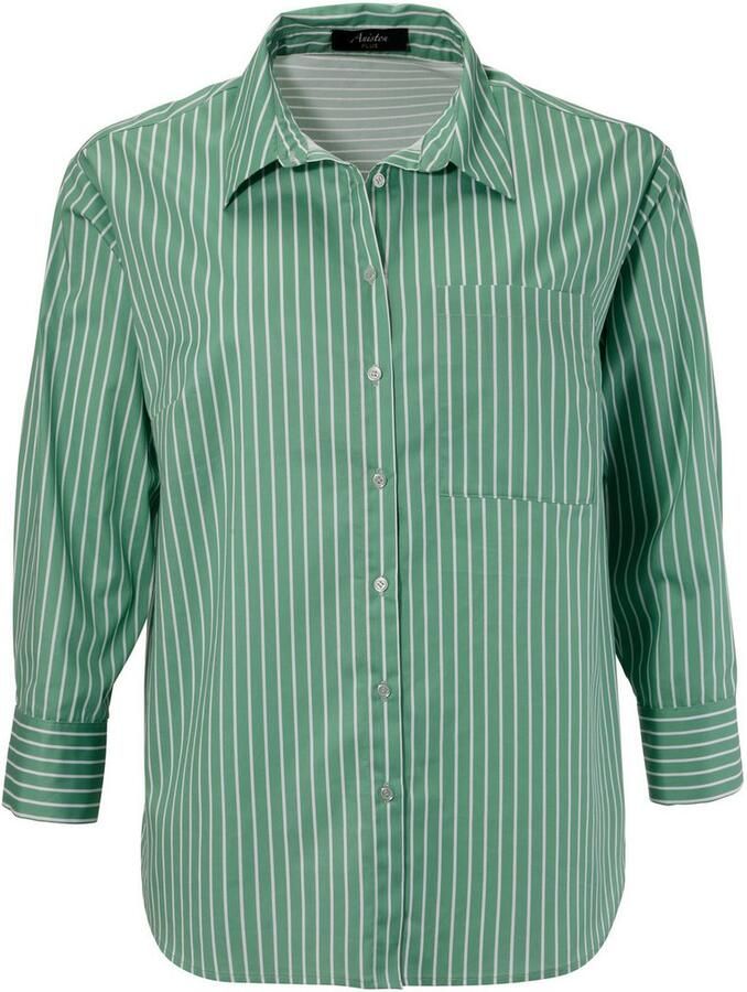 Aniston PLUS Overhemdblouse in 2 verschillende strepen-dessins - Foto 2