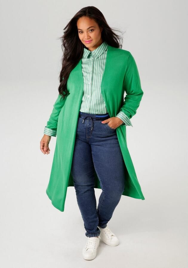 Aniston PLUS Overhemdblouse in 2 verschillende strepen-dessins - Foto 6