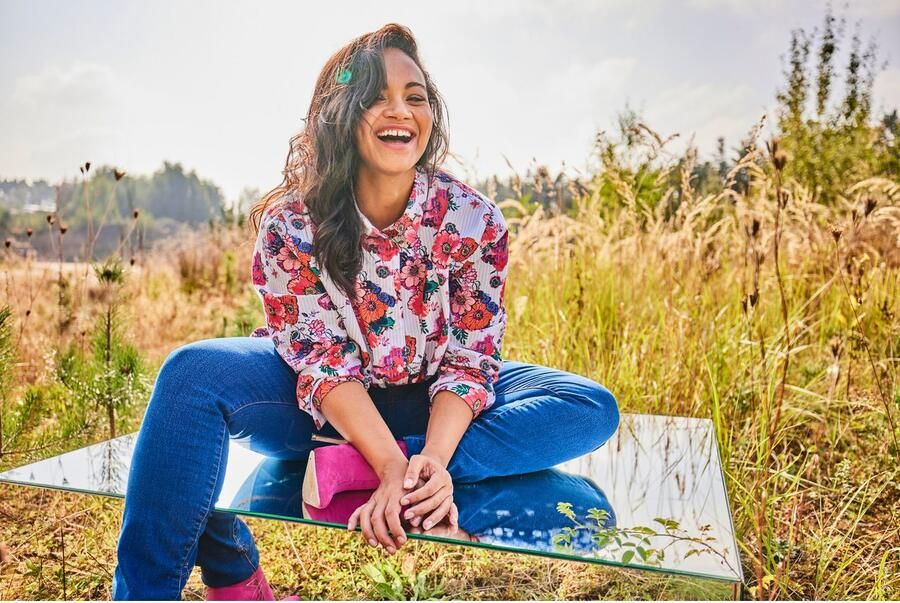 Aniston PLUS Overhemdblouse met trendy bloemenprint - Foto 8