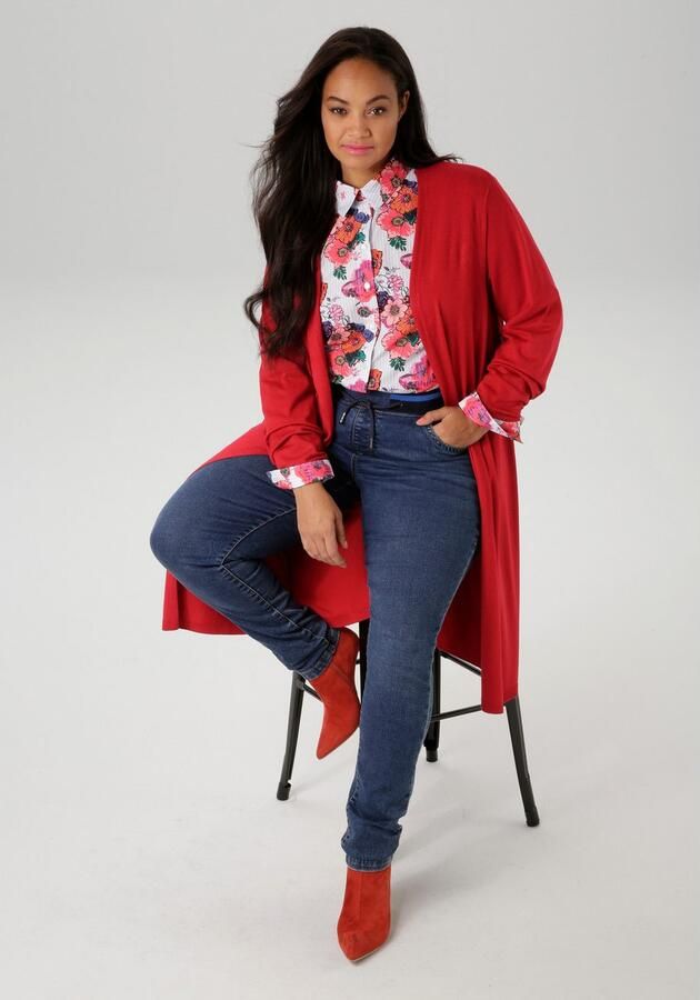 Aniston PLUS Overhemdblouse met trendy bloemenprint - Foto 7