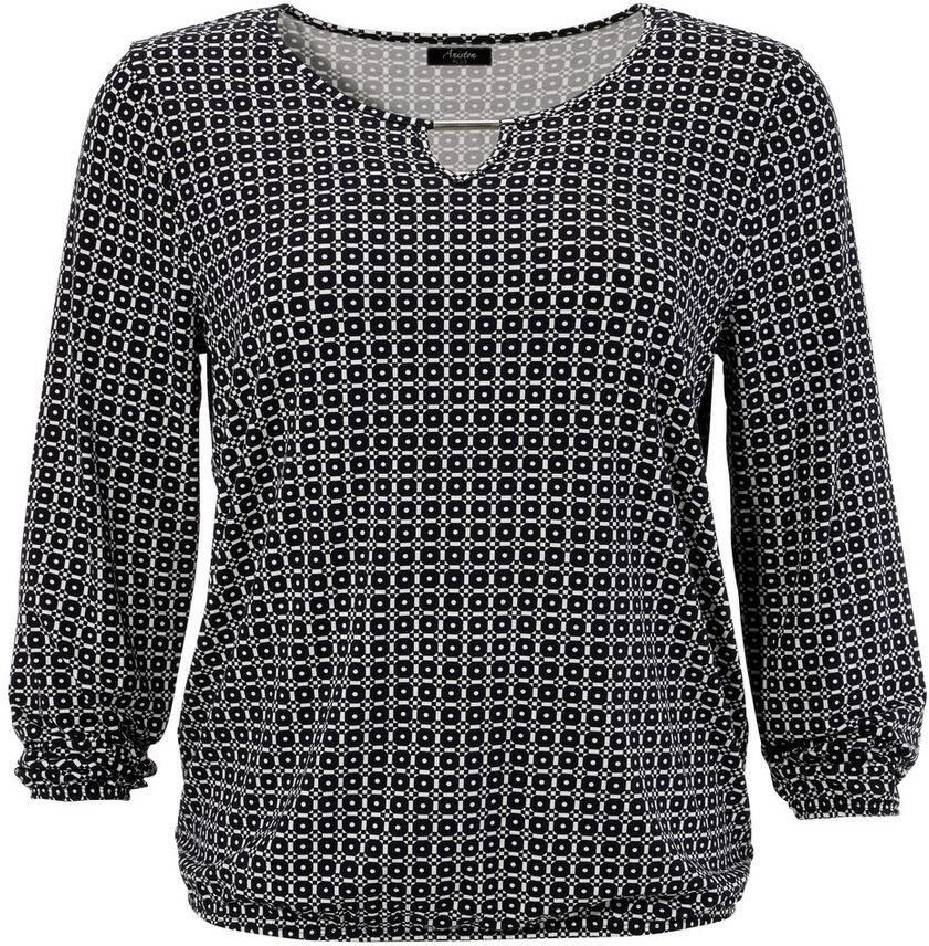 Aniston PLUS Shirt met lange mouwen met grafische all-over print - Foto 2