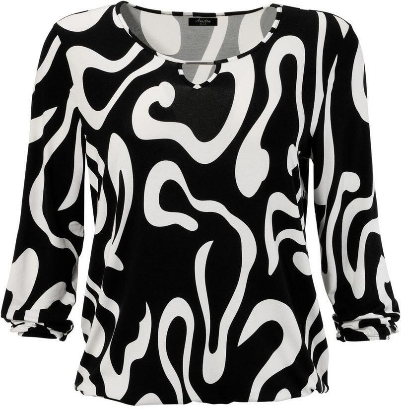 Aniston PLUS Shirt met lange mouwen met groot grafisch druk - Foto 2