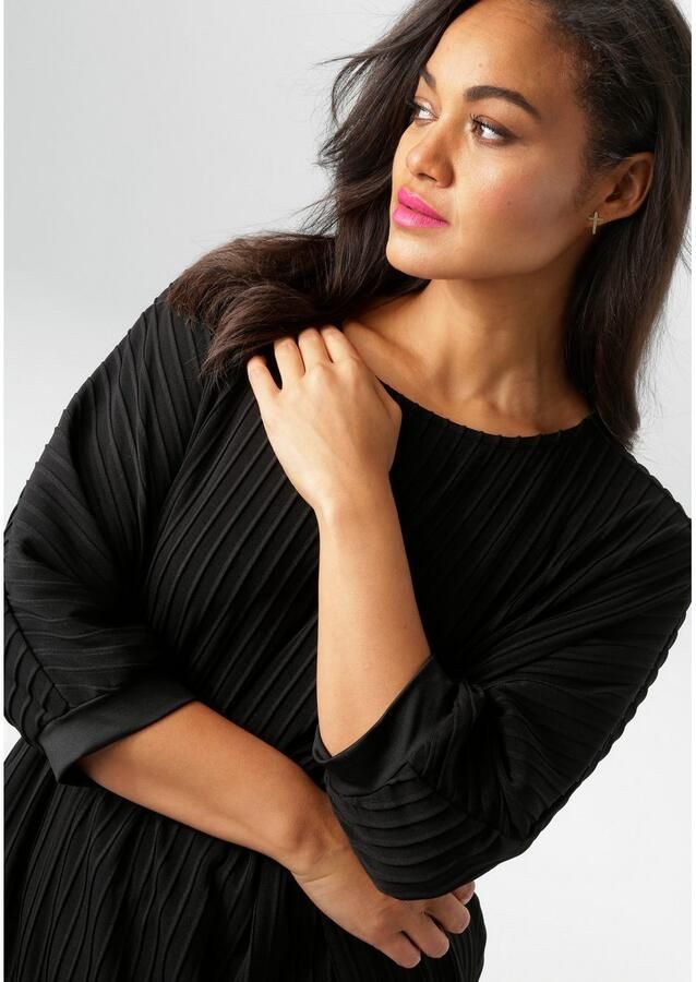 Aniston PLUS Shirt met ronde hals met interessante plooistructuur nieuwe collectie - Foto 3