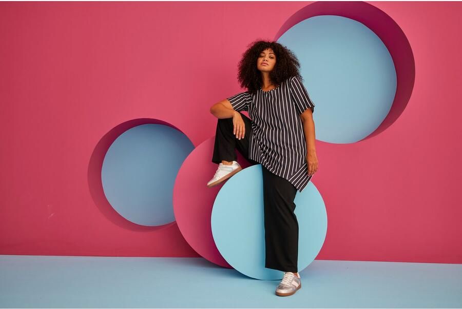 Aniston PLUS Comfortbroek in effen of gestreept jij hebt de keuze - Foto 7