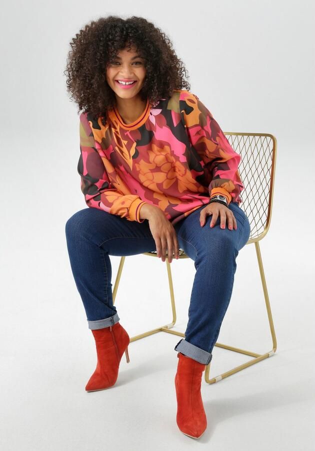 Aniston PLUS Shirtblouse in knalkleuren nieuwe collectie - Foto 6