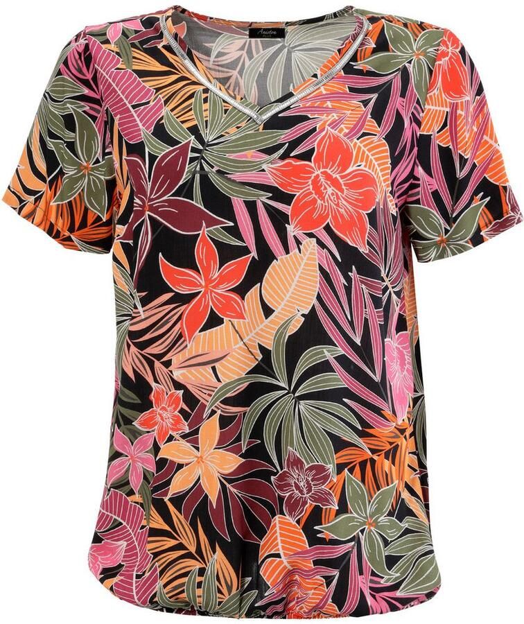 Aniston PLUS Shirtblouse met glinsterende sierbanden aan de v-halslijn - Foto 2