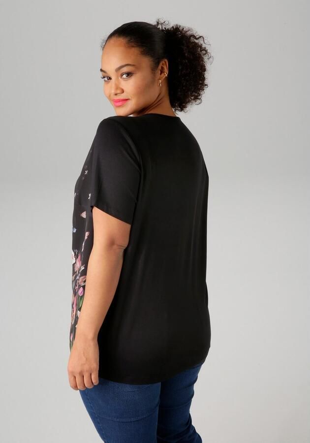 Aniston PLUS Shirtblouse met kleurrijke bloemenweide bedrukt - Foto 6