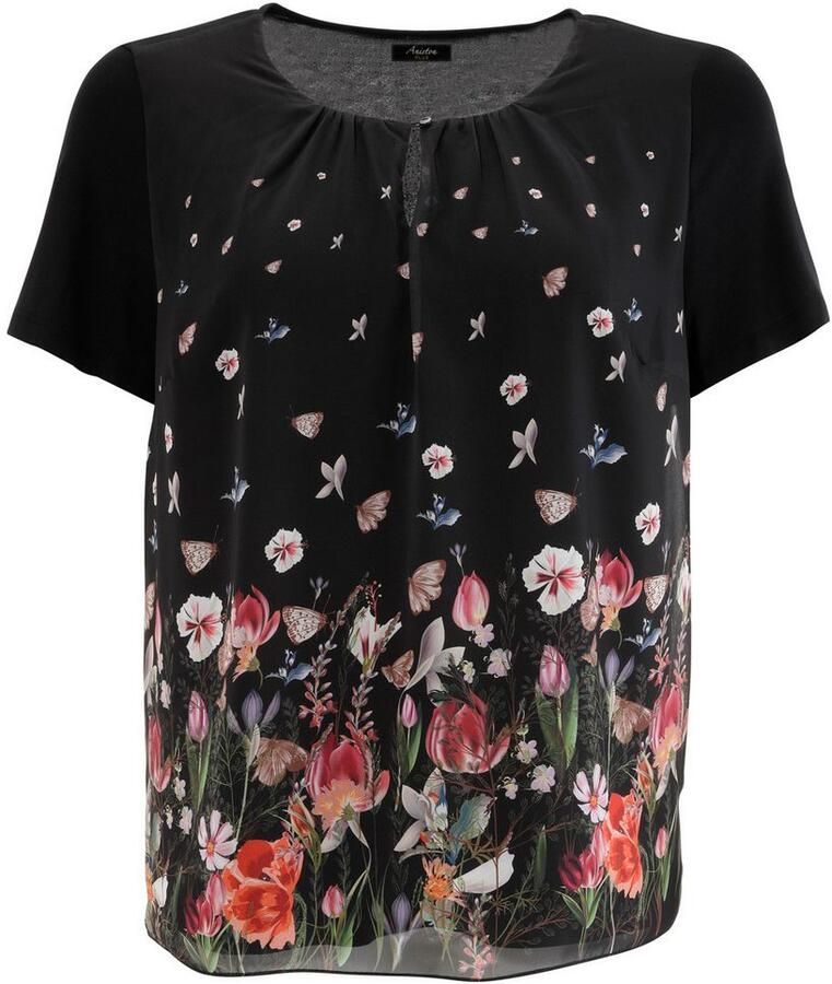 Aniston PLUS Shirtblouse met kleurrijke bloemenweide bedrukt - Foto 2