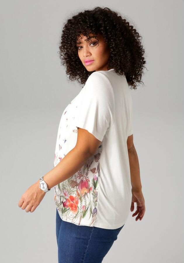 Aniston PLUS Shirtblouse met kleurrijke bloemenweide bedrukt - Foto 7