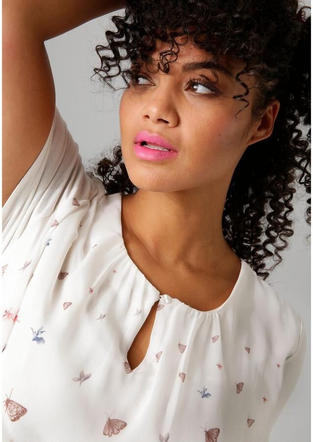 Aniston PLUS Shirtblouse met kleurrijke bloemenweide bedrukt - Foto 3