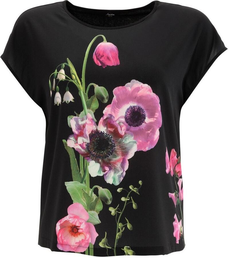 Aniston PLUS Shirtblouse met kleurrijke grootvlak bloemen bedrukt - Foto 2