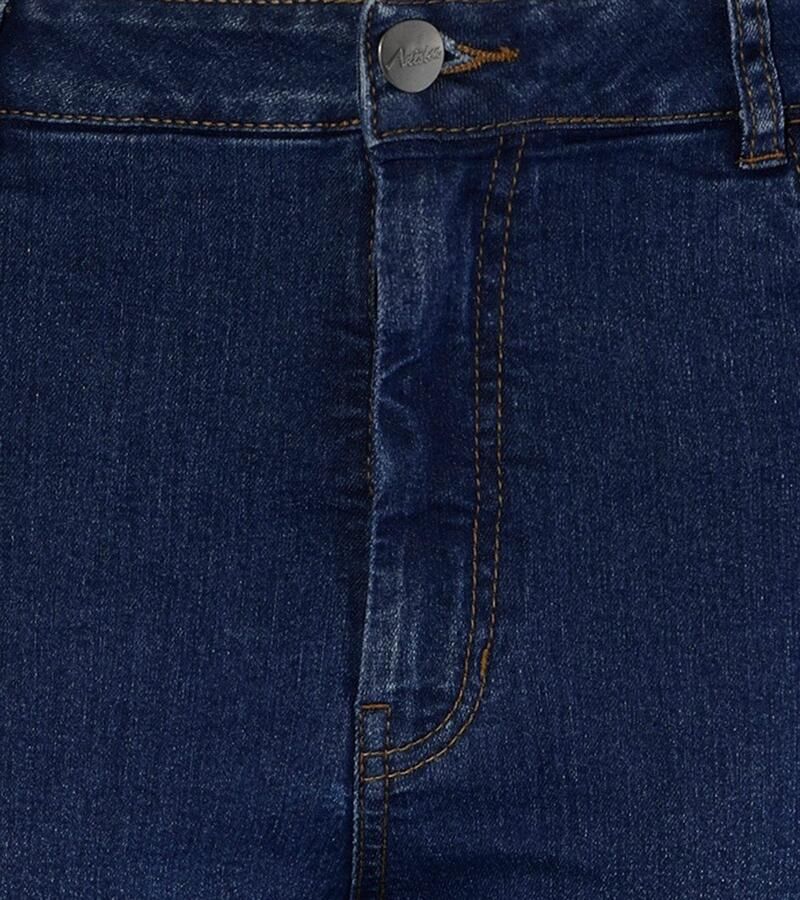 Aniston PLUS Skinny fit jeans regular taille in subtiele used-wassing nieuwe kollectie