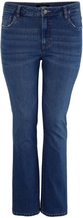 Aniston PLUS Straight jeans met licht used effect - Foto 6