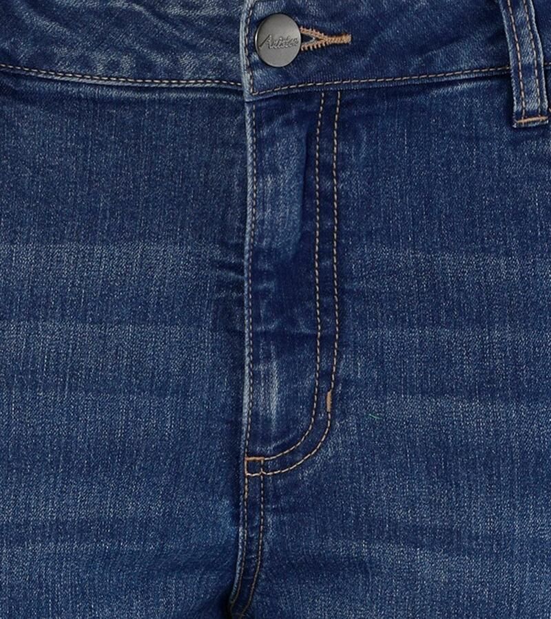 Aniston PLUS Straight jeans met licht used effect