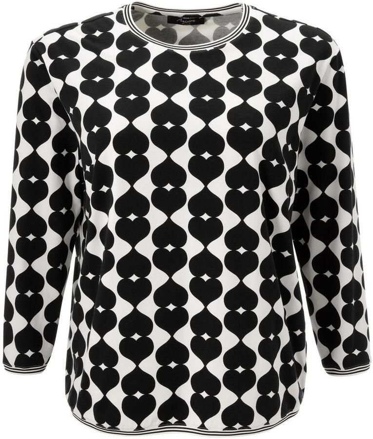 Aniston PLUS Sweatshirt met groot hartprint nieuwe collectie - Foto 2