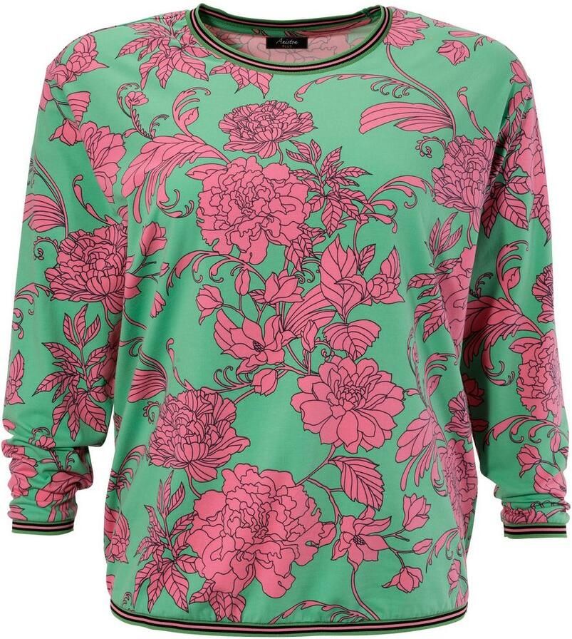 Aniston PLUS Sweatshirt met grootvlak grafische bloemen bedrukt - Foto 2