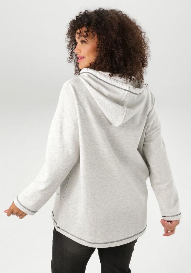 Aniston PLUS Sweatshirt met grote tijgerprint nieuwe collectie - Foto 4