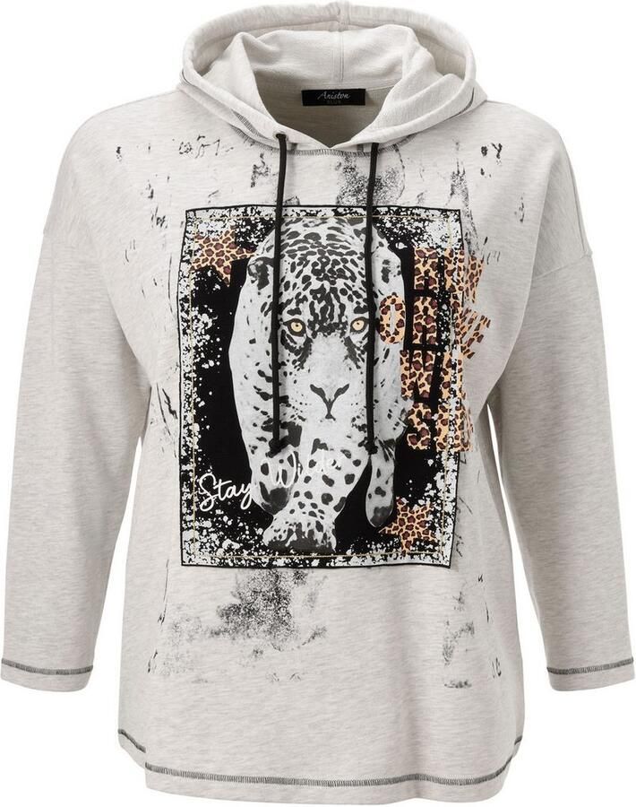 Aniston PLUS Sweatshirt met grote tijgerprint nieuwe collectie - Foto 2