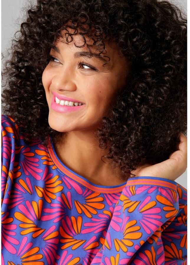 Aniston PLUS Sweatshirt met kleurrijke grafische print - Foto 2