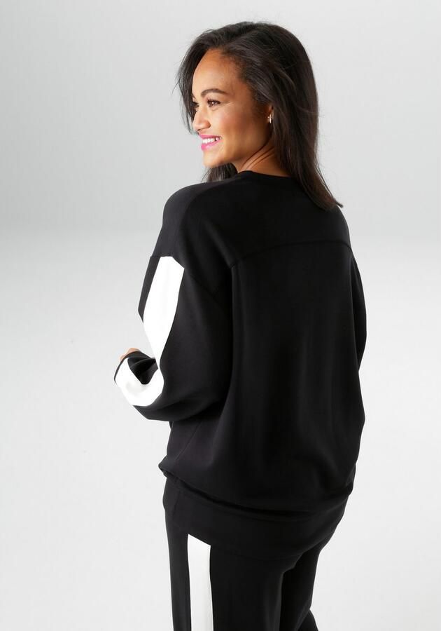 Aniston PLUS Sweatshirt met trendy strepen opzij nieuwe collectie - Foto 5