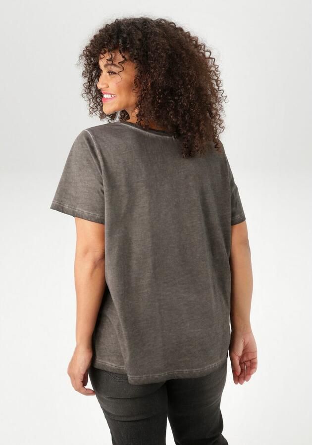 Aniston PLUS T-shirt met luxe drukmotief nieuwe collectie - Foto 5