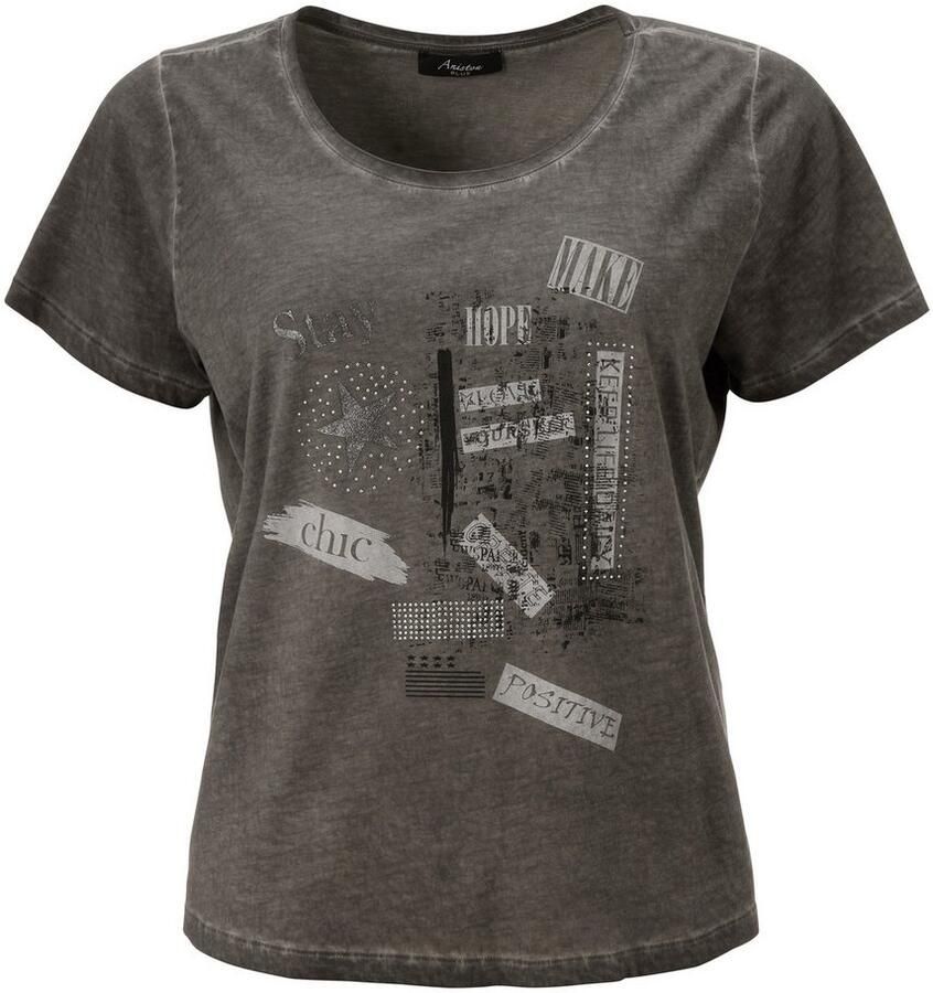 Aniston PLUS T-shirt met luxe drukmotief nieuwe collectie - Foto 1