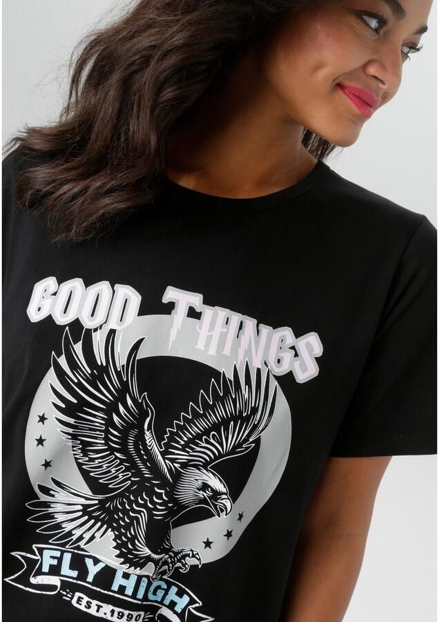 Aniston PLUS T-shirt met trendy frontprint nieuwe collectie - Foto 3