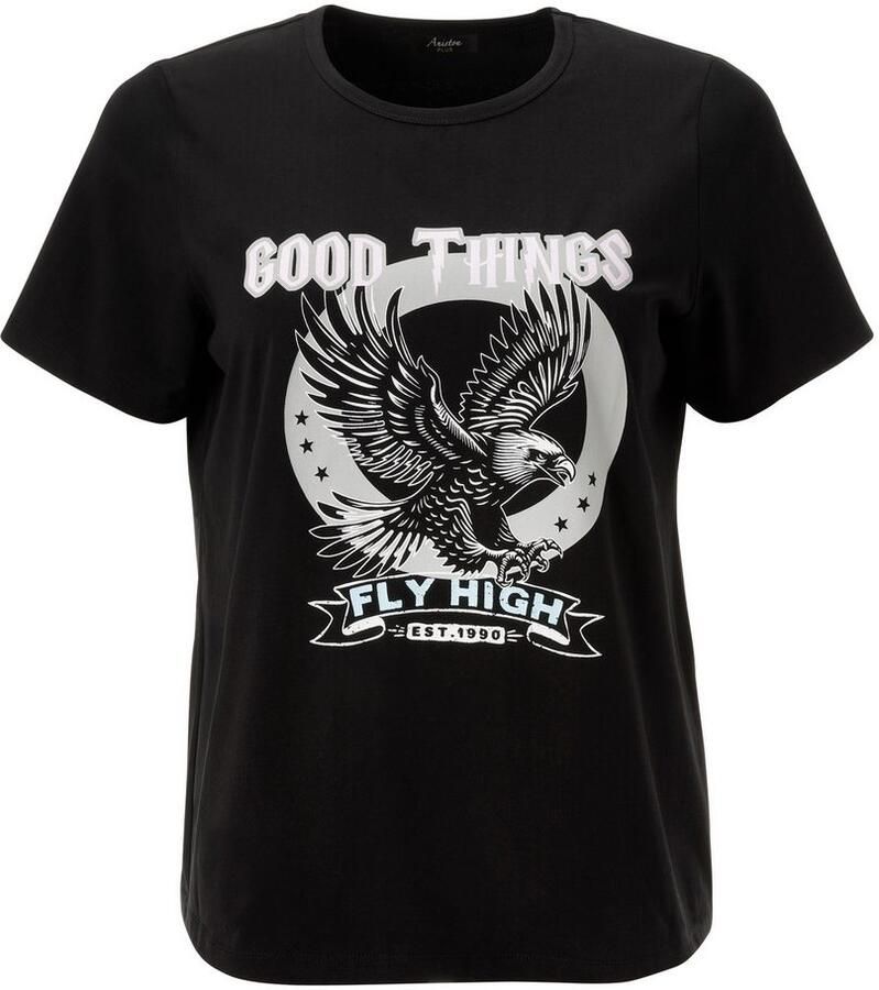 Aniston PLUS T-shirt met trendy frontprint nieuwe collectie - Foto 2