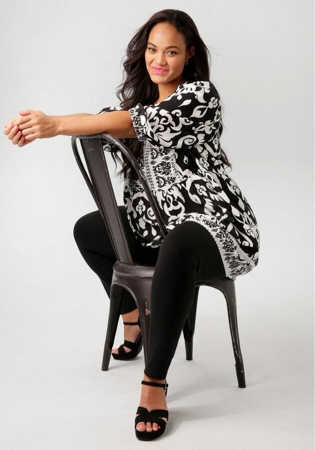 Aniston PLUS Tuniek met contrasterende ornamenten bedrukt - Foto 3