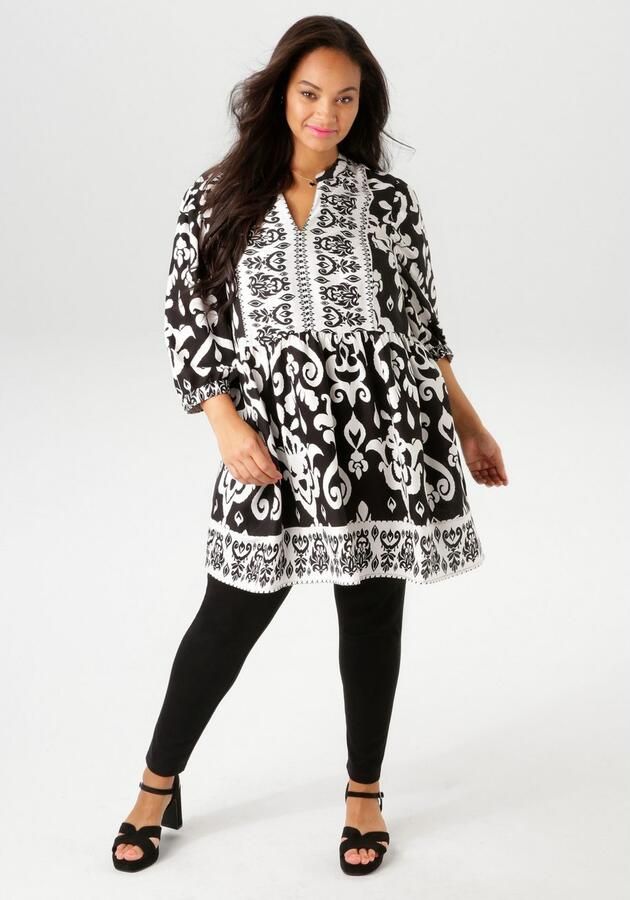 Aniston PLUS Tuniek met contrasterende ornamenten bedrukt - Foto 6