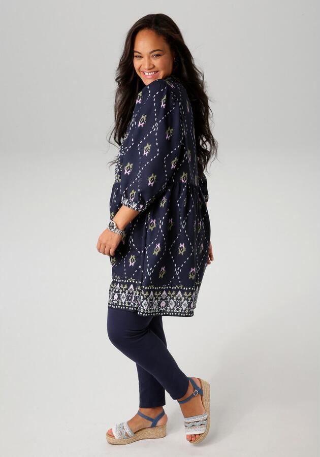 Aniston PLUS Tuniek met fantasierijke kleurharmonieuze print - Foto 4