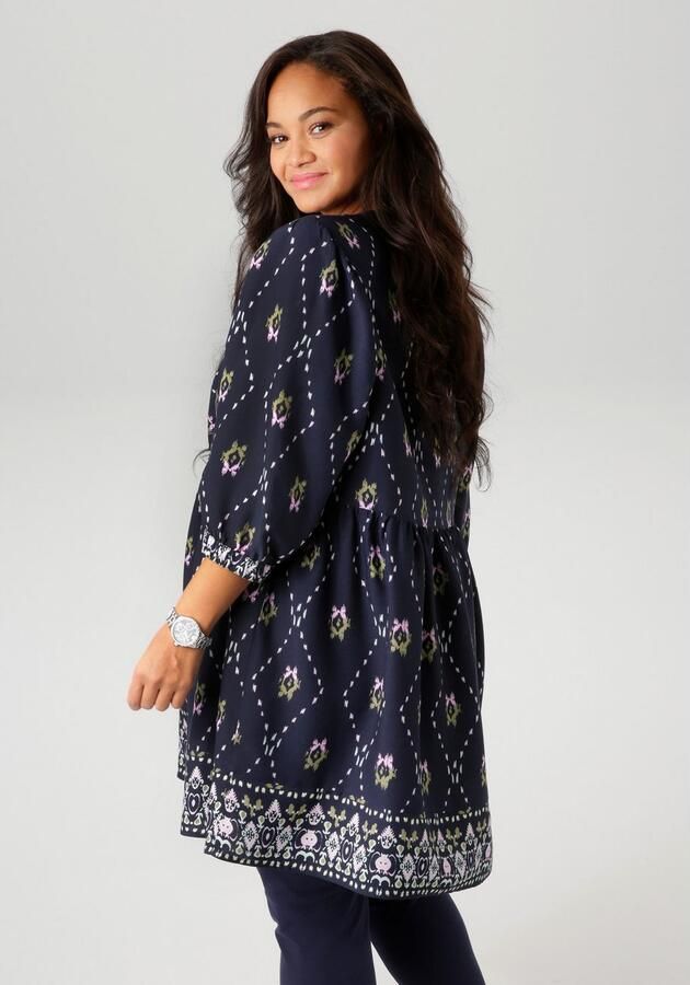 Aniston PLUS Tuniek met fantasierijke kleurharmonieuze print - Foto 6