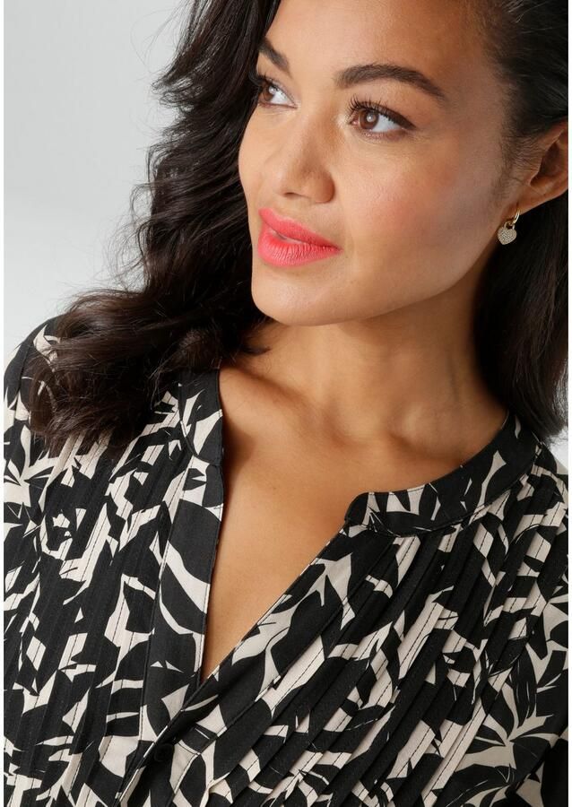 Aniston PLUS Tuniekjurk met grafische bladprint nieuwe collectie - Foto 2