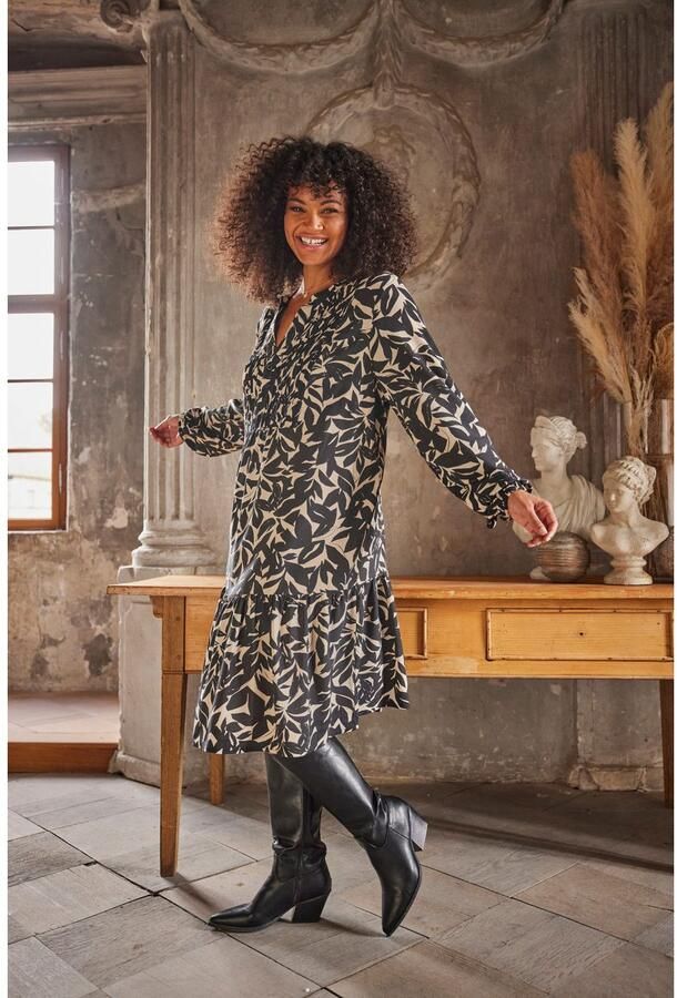 Aniston PLUS Tuniekjurk met grafische bladprint nieuwe collectie - Foto 6