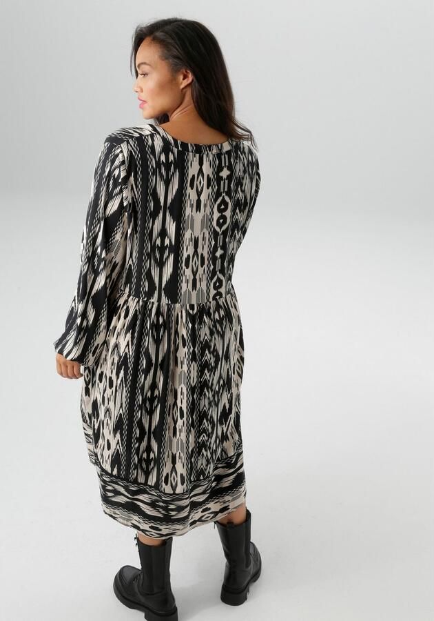 Aniston PLUS Zomerjurk in folklore-look nieuwe collectie - Foto 3