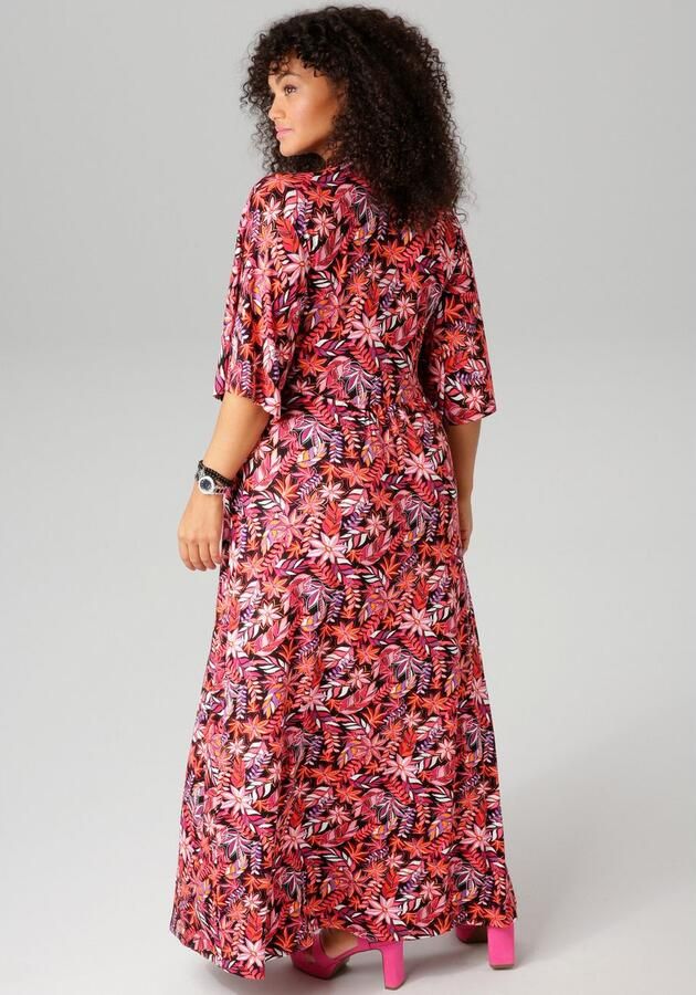 Aniston PLUS Zomerjurk in trendy maxilengte - Foto 4