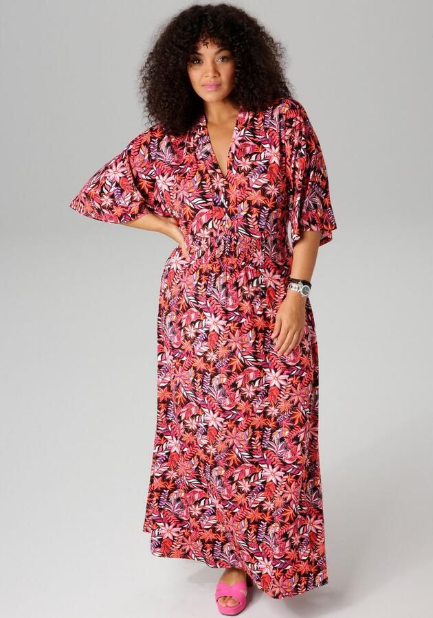 Aniston PLUS Zomerjurk in trendy maxilengte - Foto 5