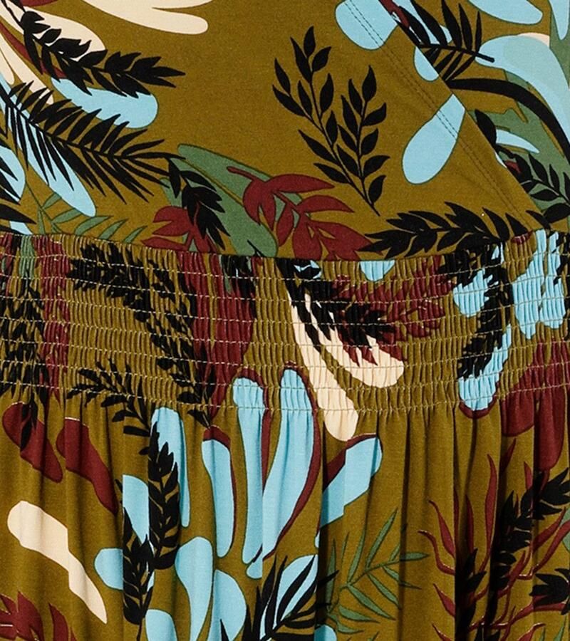 Aniston PLUS Zomerjurk met brede bandjes voor het aanrimpelen