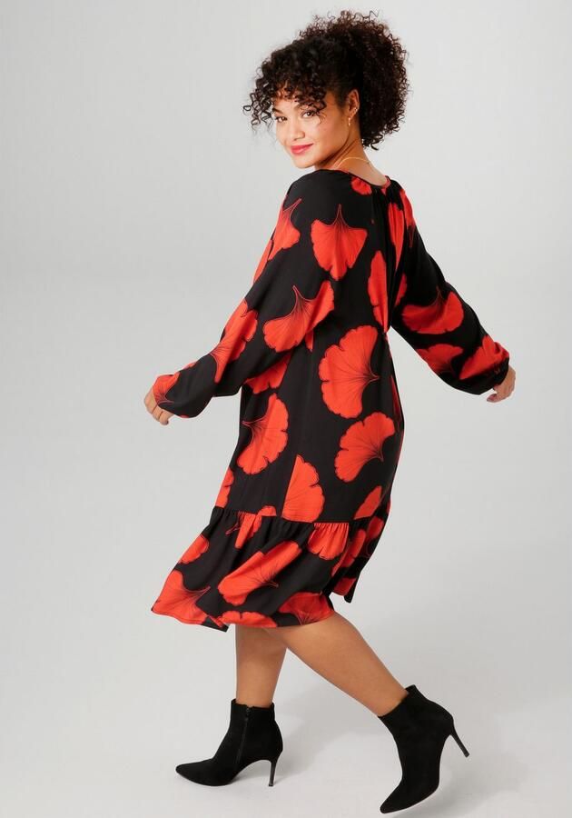 Aniston PLUS Zomerjurk Met grootbloemige print - Foto 3