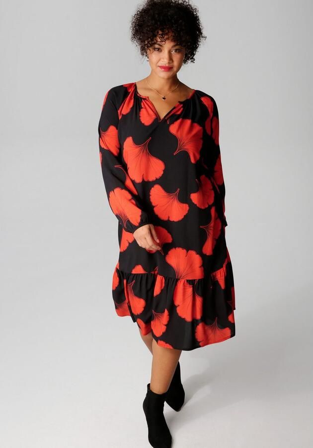 Aniston PLUS Zomerjurk Met grootbloemige print - Foto 6