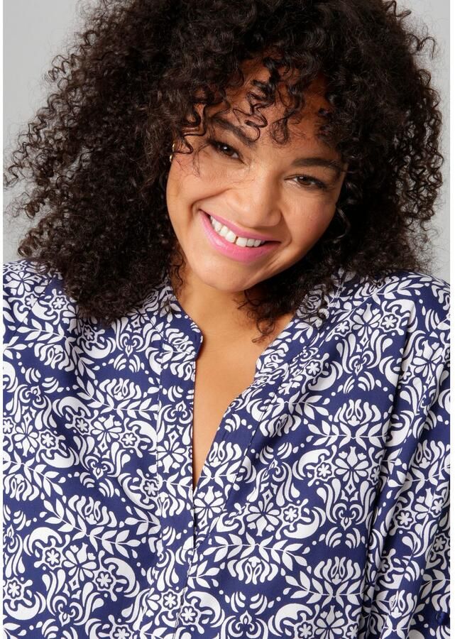 Aniston PLUS Zomerjurk met harmonieuze kleuren grafische print - Foto 2