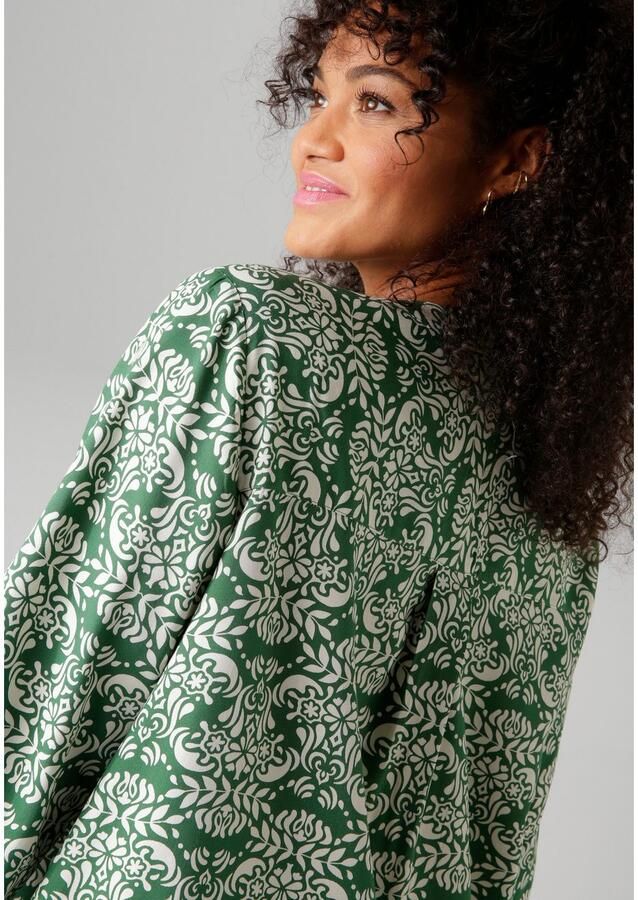 Aniston PLUS Zomerjurk met harmonieuze kleuren grafische print - Foto 2