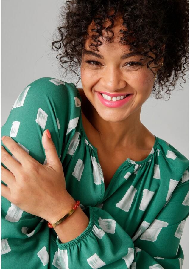 Aniston PLUS Zomerjurk met interessant patroon - Foto 2