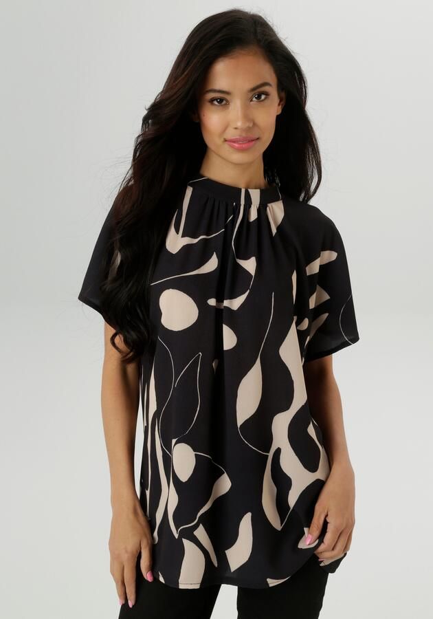 Aniston SELECTED Blouse met korte mouwen in een extra wijd model nieuwe collectie - Foto 7