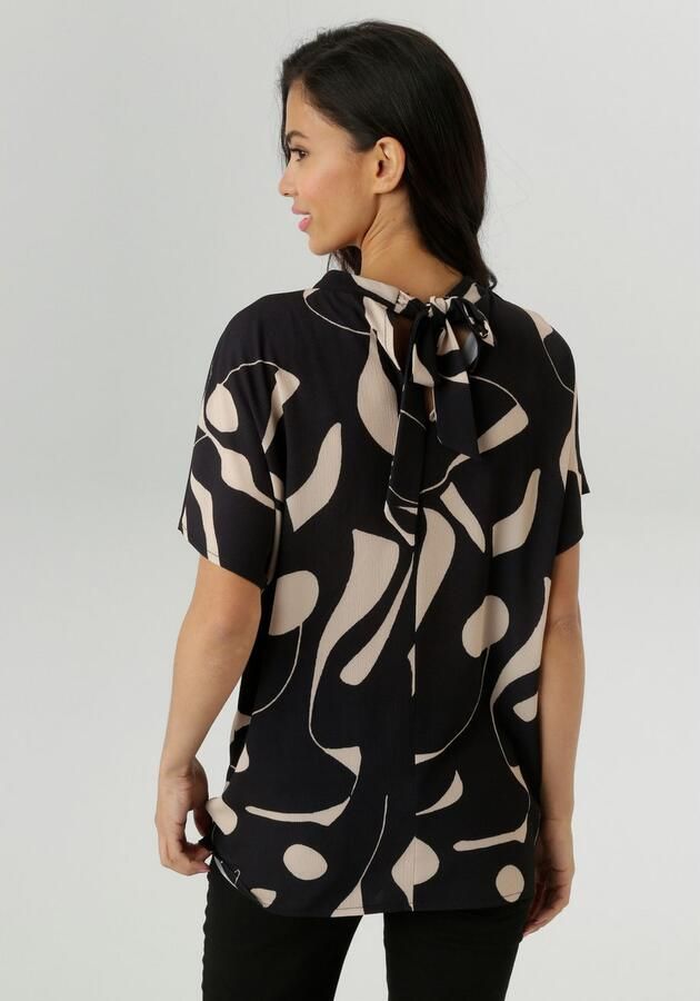 Aniston SELECTED Blouse met korte mouwen in een extra wijd model nieuwe collectie - Foto 4